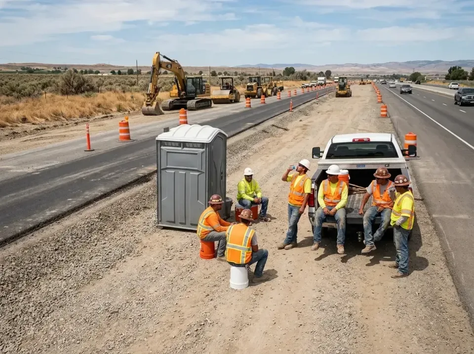 highway-road-construction-crew-007 — frequently asked questions, Porta Potty and Restroom Rentals in Dyersville, IA